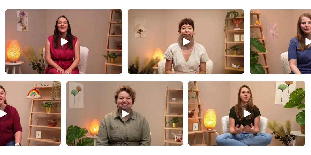 Videomodule der Vera-App mit Expertinnen-Inhalten