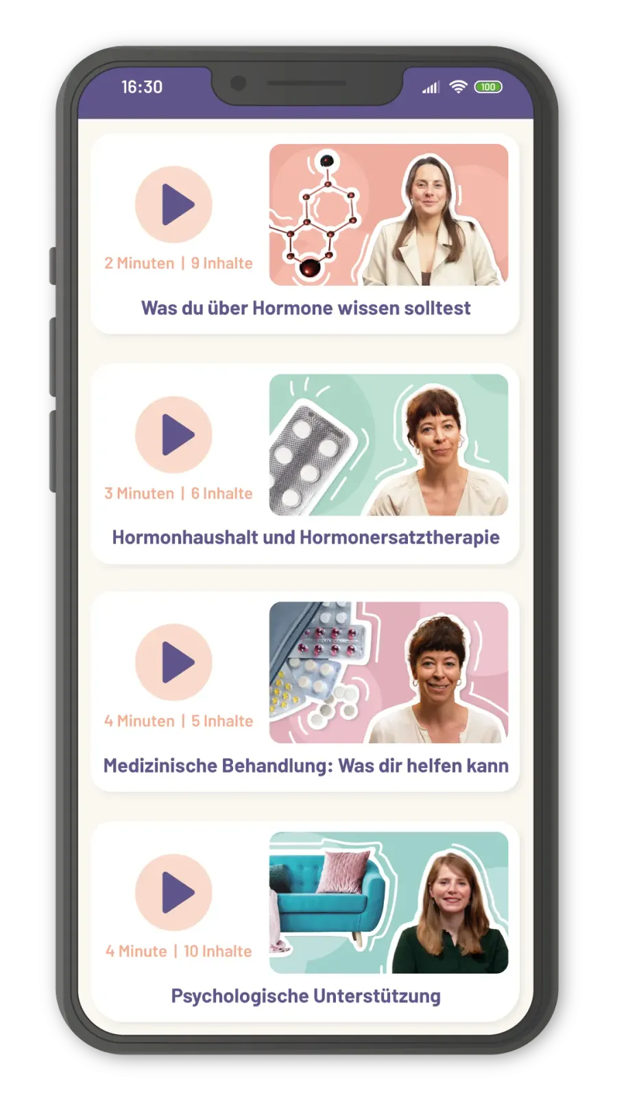 Verstehen, was mit dir passiert – Wissen in der Vera-App