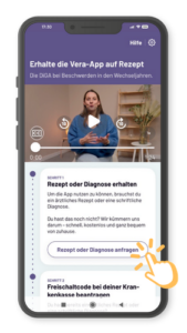 Rezept/Diagnose beantragen