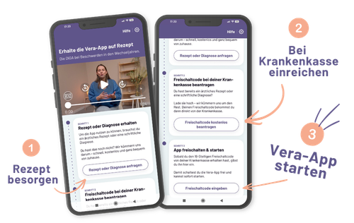 Vera-App freischalten